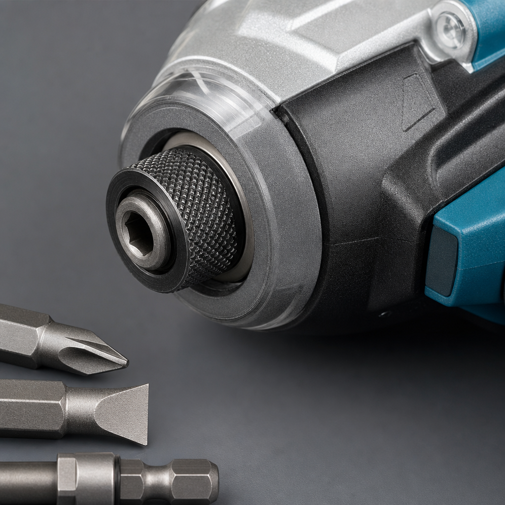 Szczegół mechanizmu wkrętarki elektrycznej